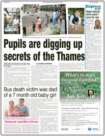 pupils are digging up secrets of the Thames